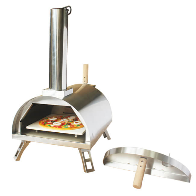 Outdoor Portable Mini Stainless Steel, Outdoor Wood Fired Pizza Oven
